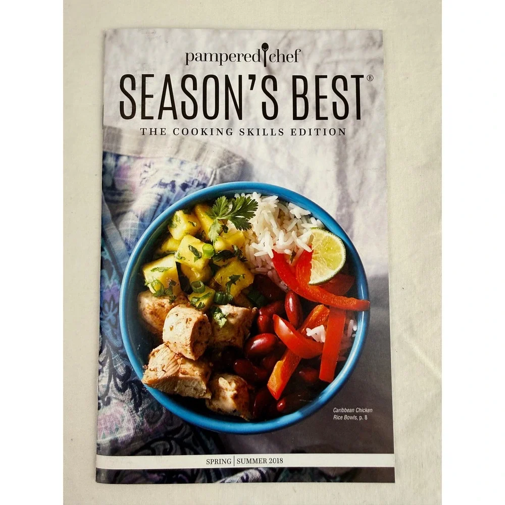 Pampered Chef Season's Best Recipe Booklets Lot of 5 Cookbooks‎ 2011-2020 Mixed